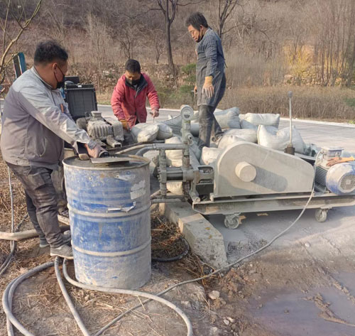 开鲁路面下沉注浆